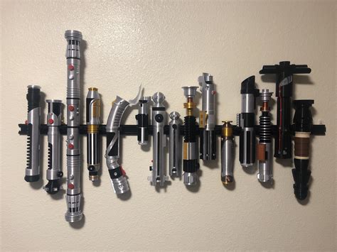 Display Your Jedi Skills with a 3D Printed Lightsaber Wall Mount